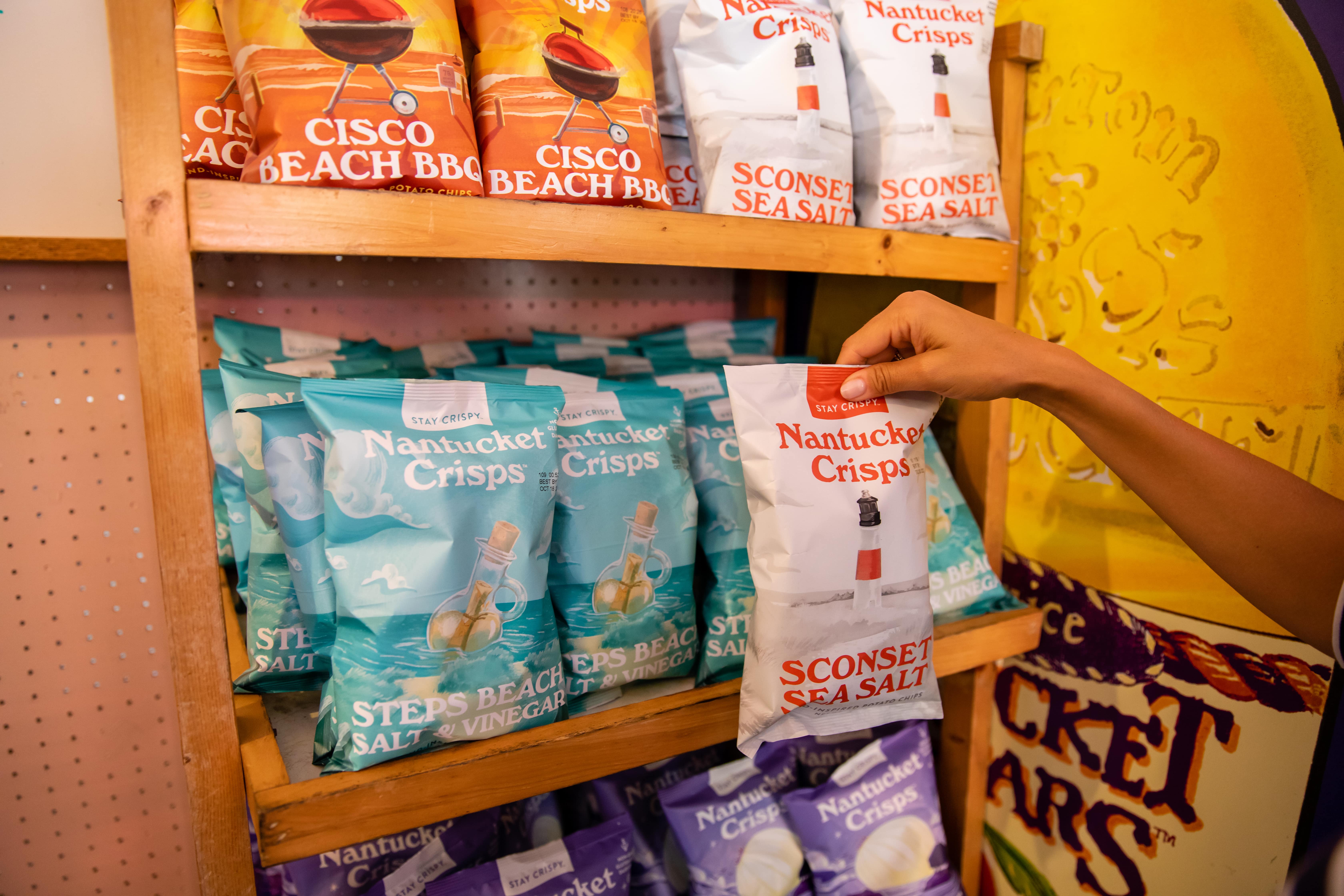 Nantucket Crisps - Wholesale Chips - Steps Beach Salt & Vinegar 2oz3