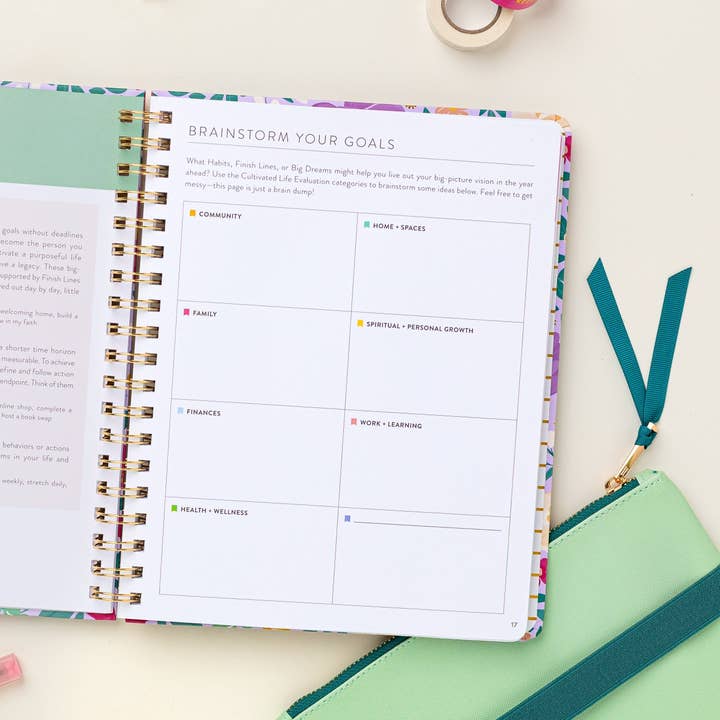 Cultivate What Matters - Wholesale Planner - Fresh Start Weekly Goal Planner | Bold Blooms5