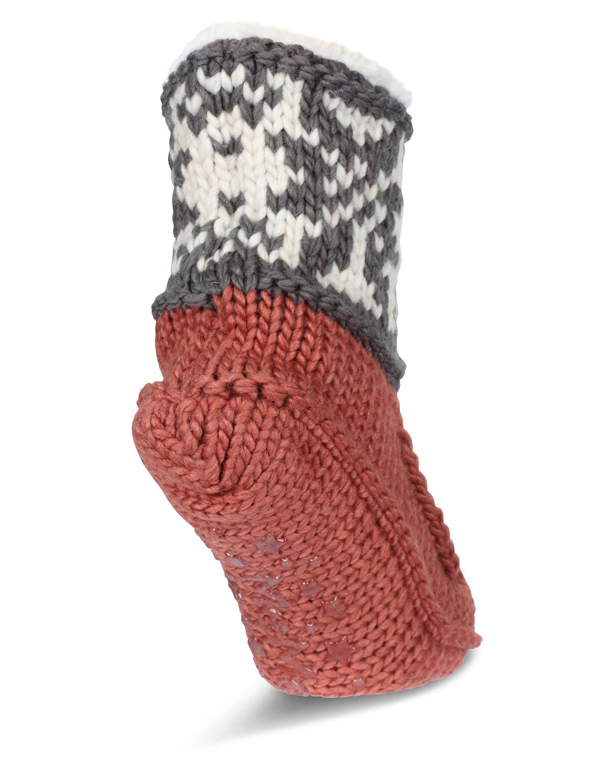 Infinity Classics International Inc. - Wholesale Socks - Women's - Snowflake Border Recycled Knit Sherpa Lined Lounge Sock5