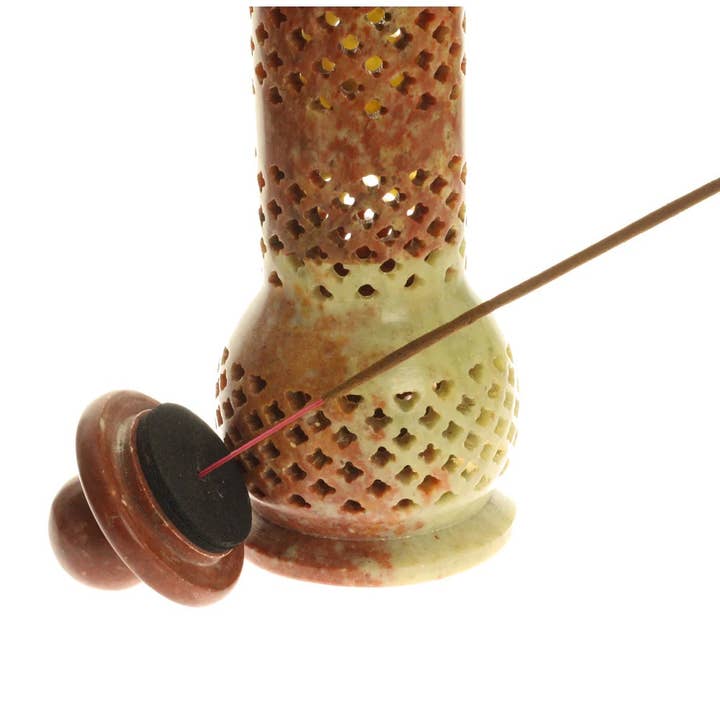 Prabhuji's Gifts - Wholesale Incense Holder - Incense Burner - Tower Incense Burner - Genie Jali