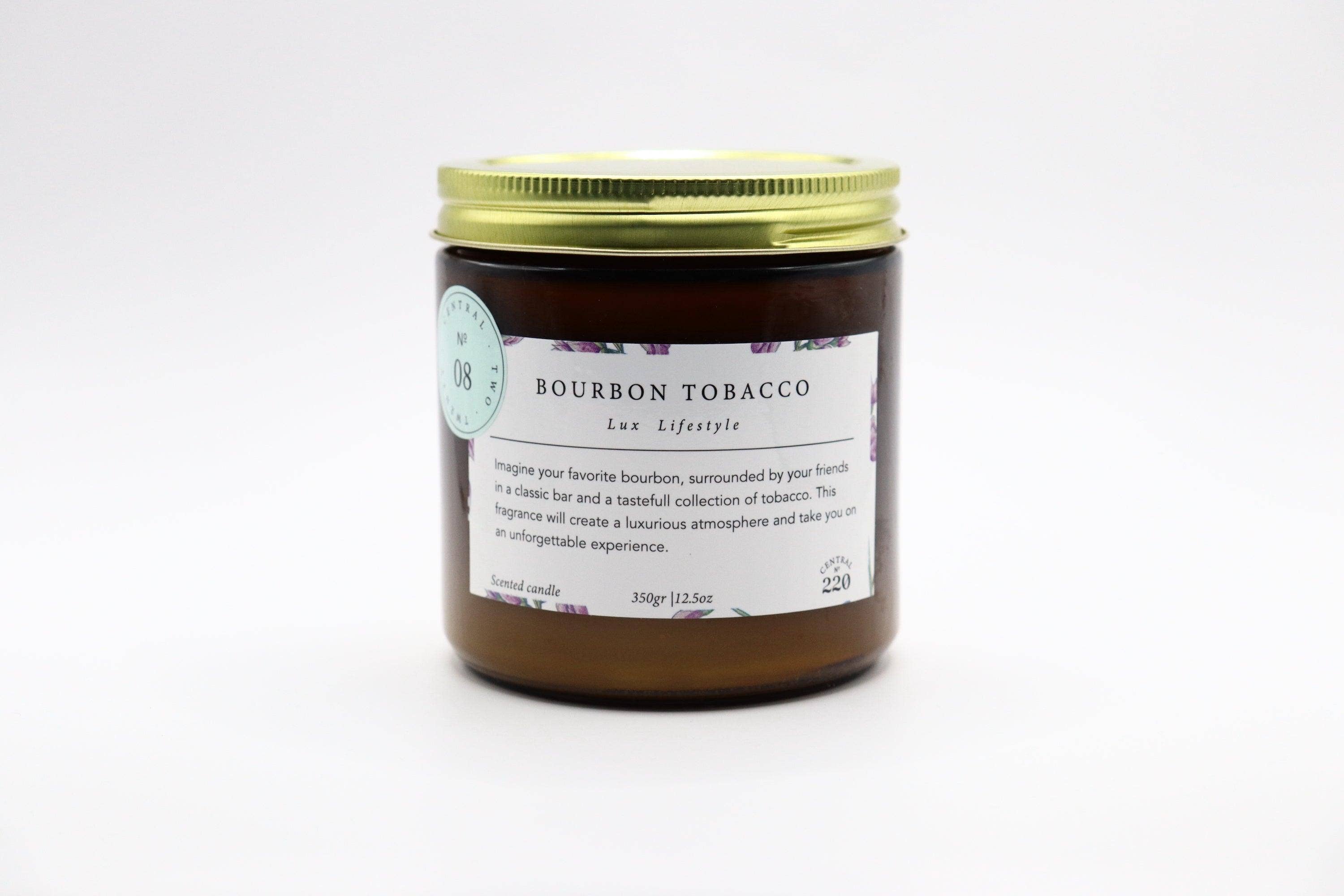 Central 220 - Wholesale Jar/Filled Candle - 08 | Empower |  Bourbon Tobacco | Scented Candle0