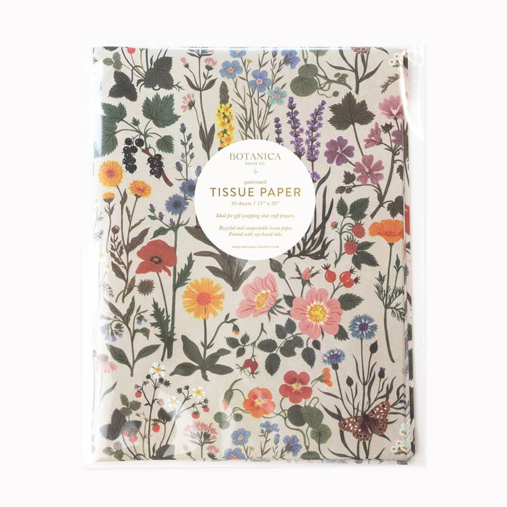 BOTANIST | Papier de Soie (10 feuilles) pour la vente par Botanica Paper Co.