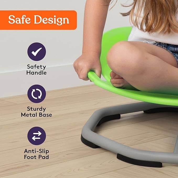 Special Supplies - Wholesale Chair - Kids - Special Supplies Sensory Spin Chair for Kids - Comfortable - Versatile Floor Chair for Playroom, Bedroom, or Nursery3