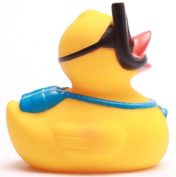 Duckshop - Wholesale Bath Toy - Baby - Diving Rubber Duck with Oxygen Tank - Rubber Duck1