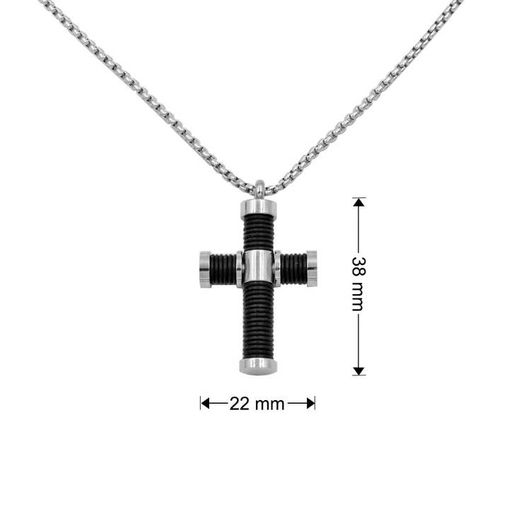Cross Pendant Necklace - X-106 for wholesale by Awaken