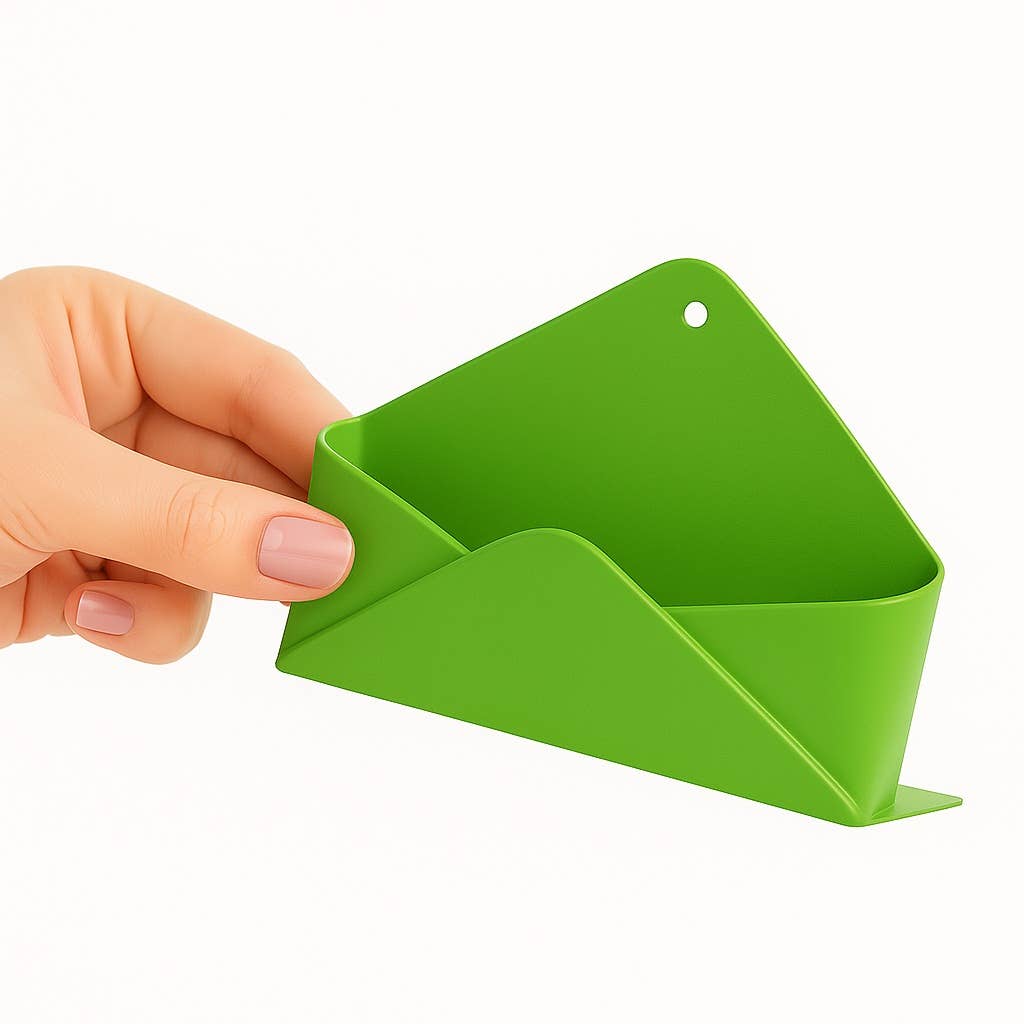 Factory Direct Craft – wholesale Basket –  Metal Envelope Business Card Holder - Select Color9