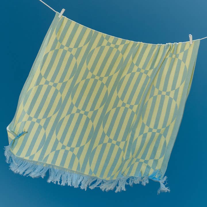 Tarta Gelatina - Wholesale Strandlaken - Strandlaken met gestreept en cirkelvormig patroon14