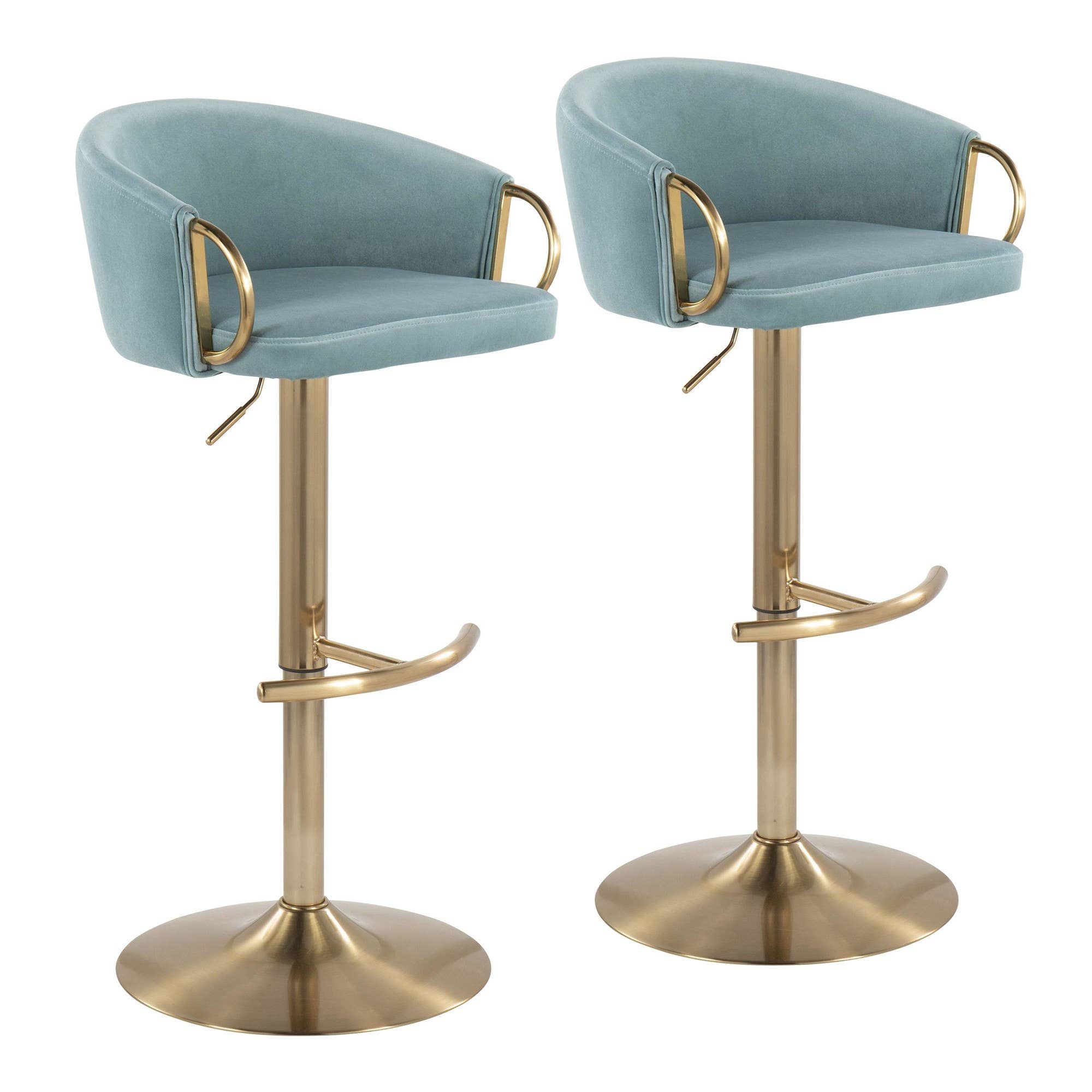 LumiSource and Grandview Gallery - Wholesale Stool - Claire Adjustable Bar Stool AU - Set of 28