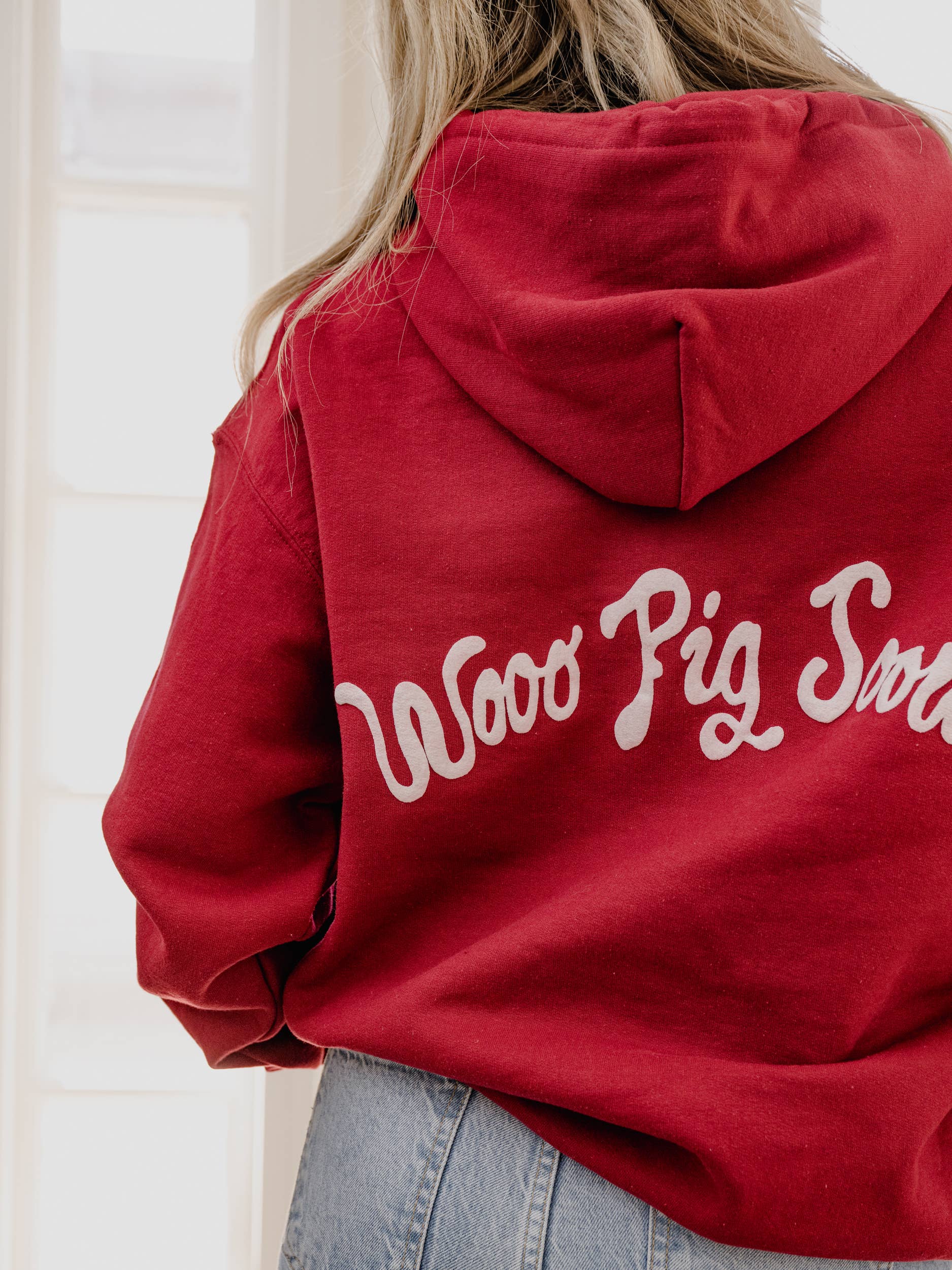 LivyLu - Vente Sweat à capuche – unisexe - Sweat à capuche Arkansas Razorbacks Lyric Puff Ink Crimson