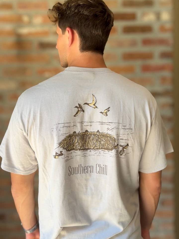 Duck Blind Short Sleeve Tee for wholesale by Southern Chill
