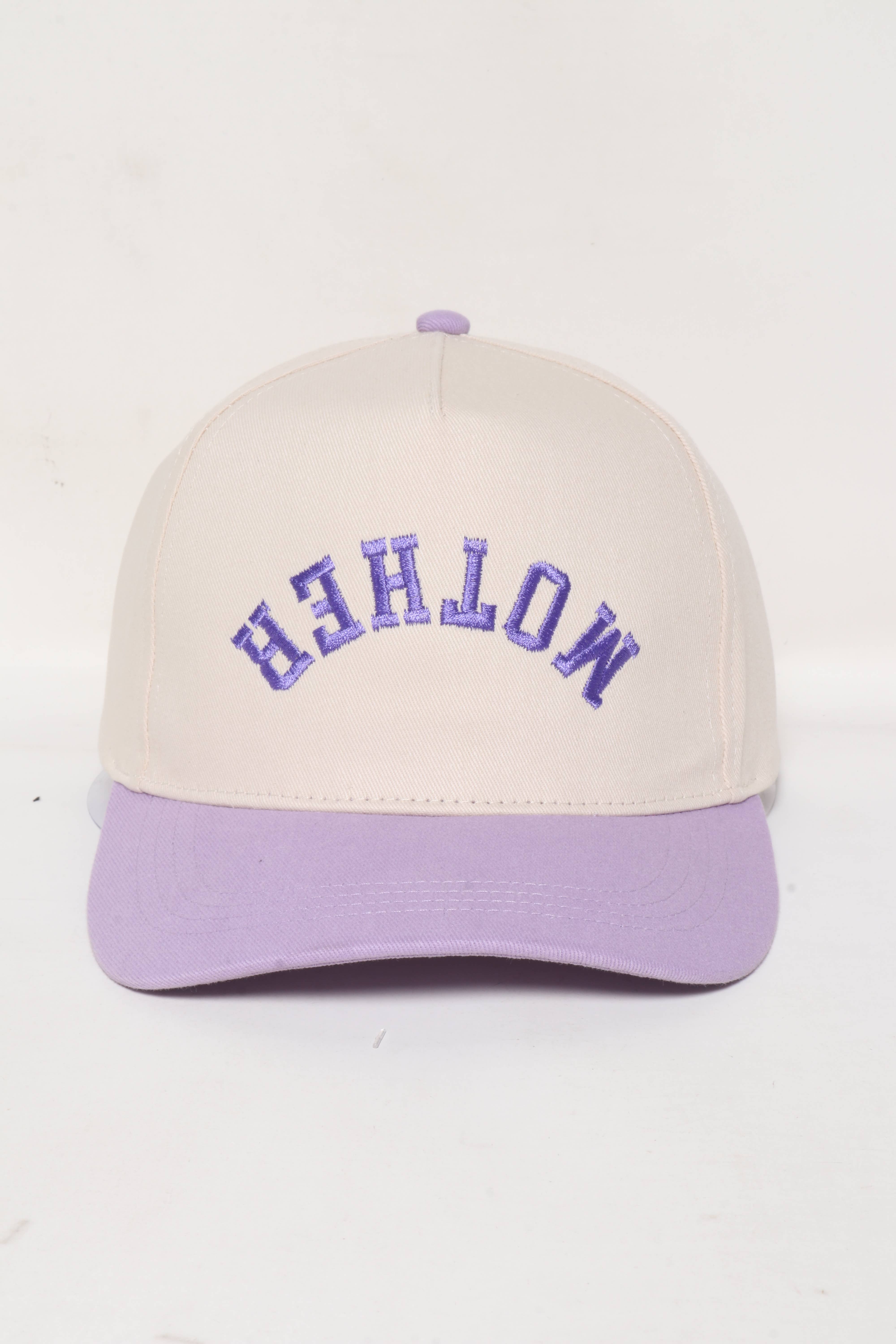 David And Young - Wholesale Baseball Cap - Unisex - MOTHER Upside Down embroidery in Two Tone Baseball Cap0