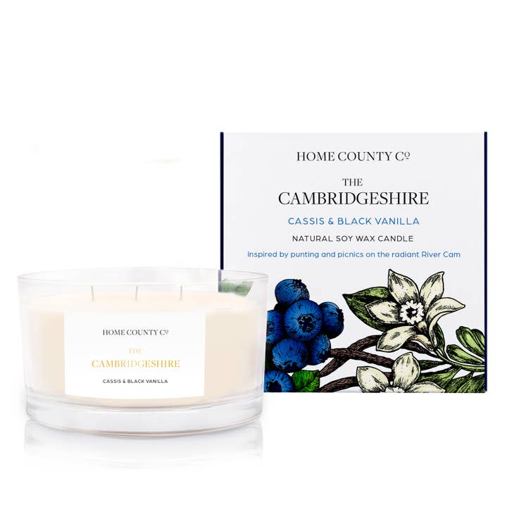 The Cambridgeshire: 3 Wick Candle for wholesale by Home County Co.