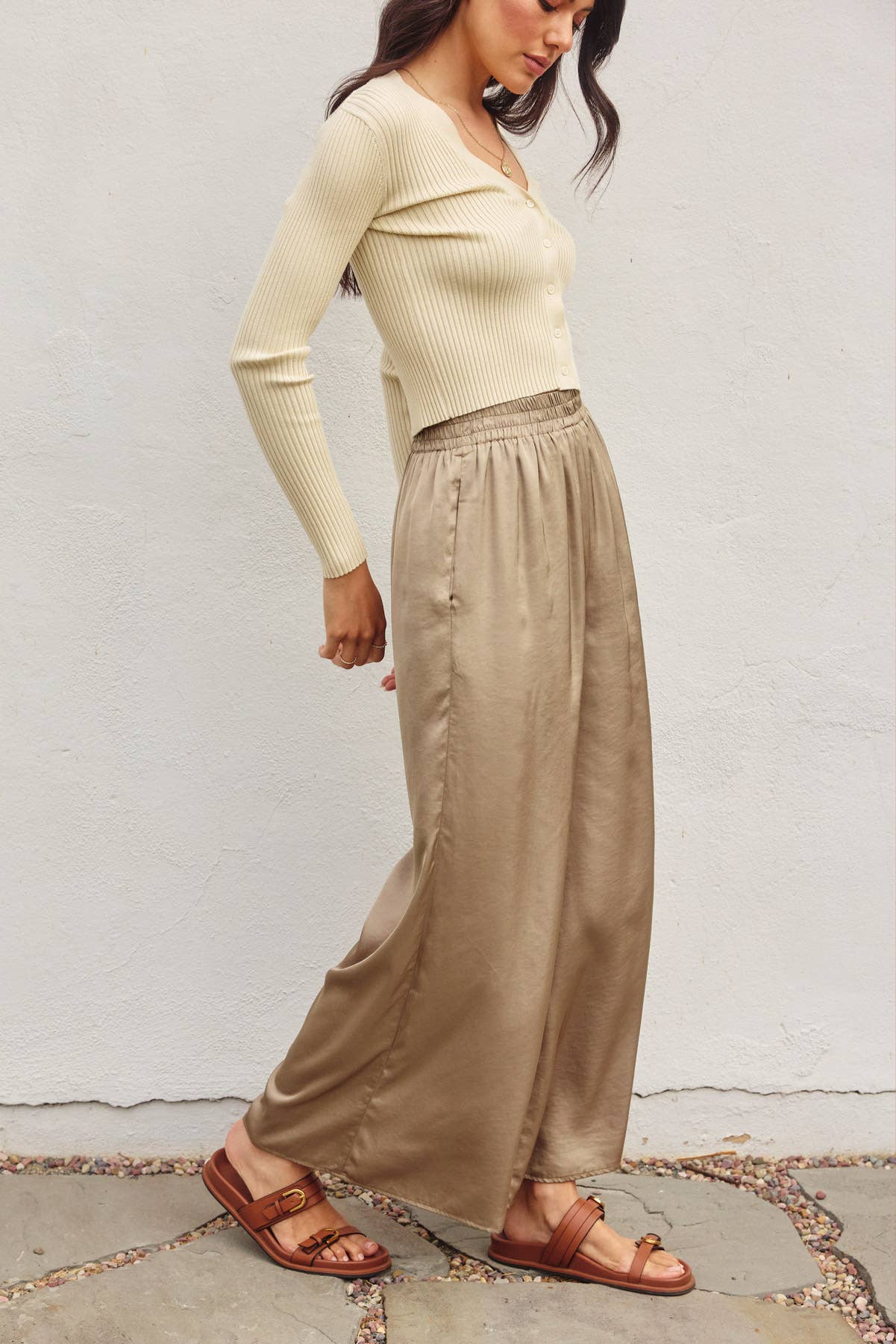 Dress Forum - Vendita all'ingrosso Pantalone - Donna - Pantaloni tirati a gamba larga Buttery (1)7