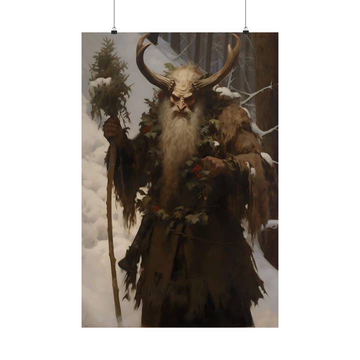 Krampus Art Print for wholesale by Ye Curiosity Shoppe