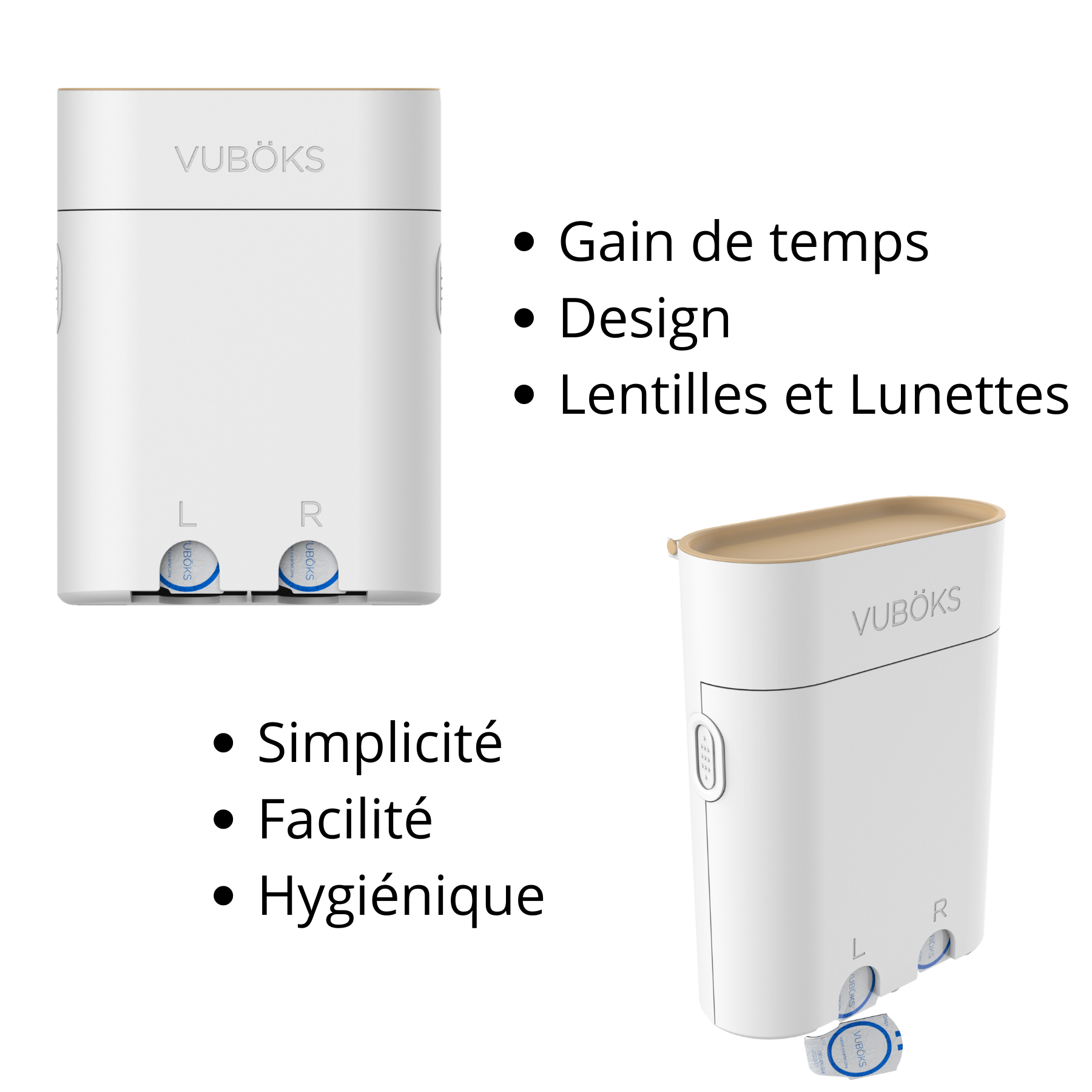 VUBÖKS - Vendita all'ingrosso Custodia/supporto per occhiali - Unisex - Dispenser e custodia per lenti a contatto giornaliere4