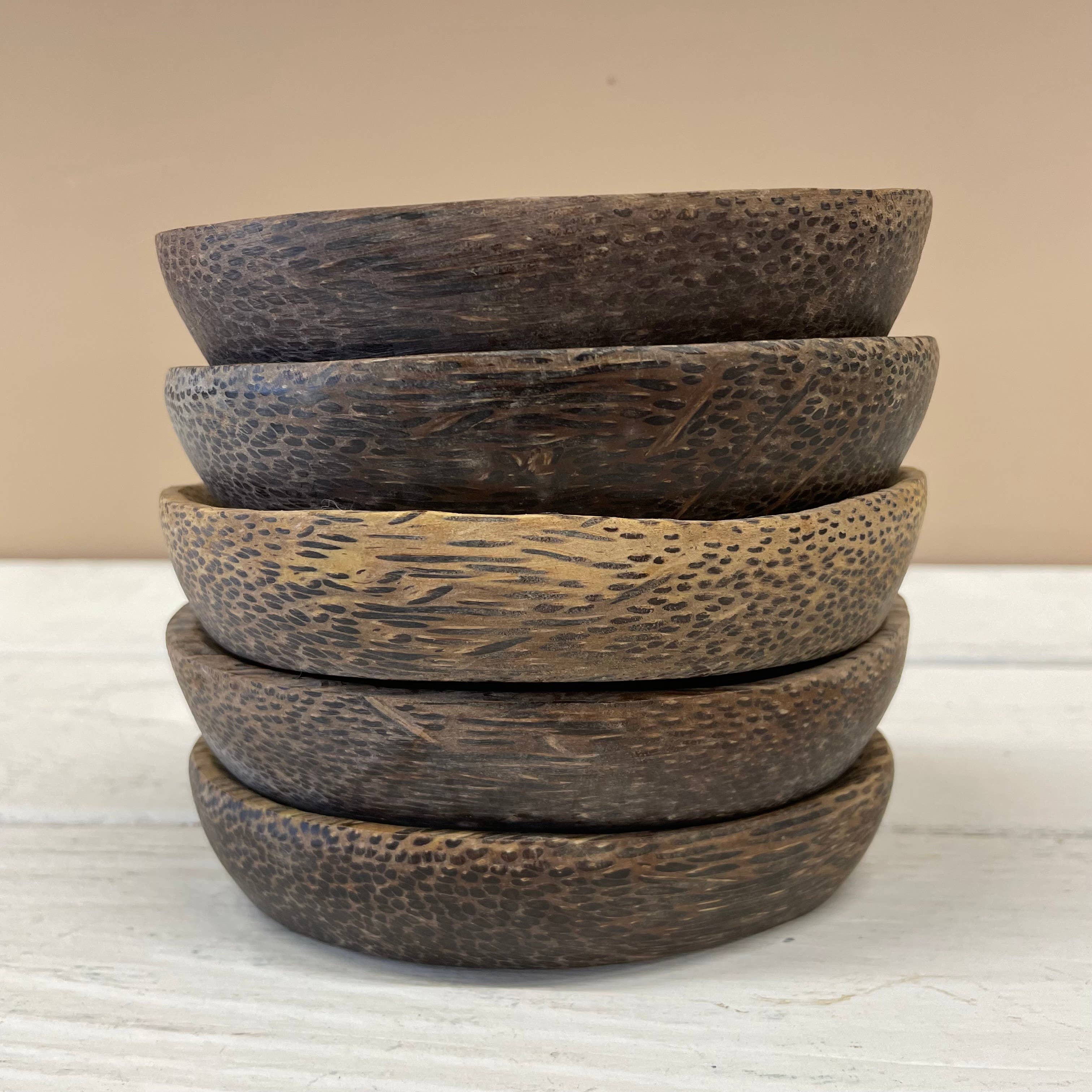 ByBazz - Wholesale Decorative Plate/Dish/Bowl - Schaaltje Kokoshout Ovaal2