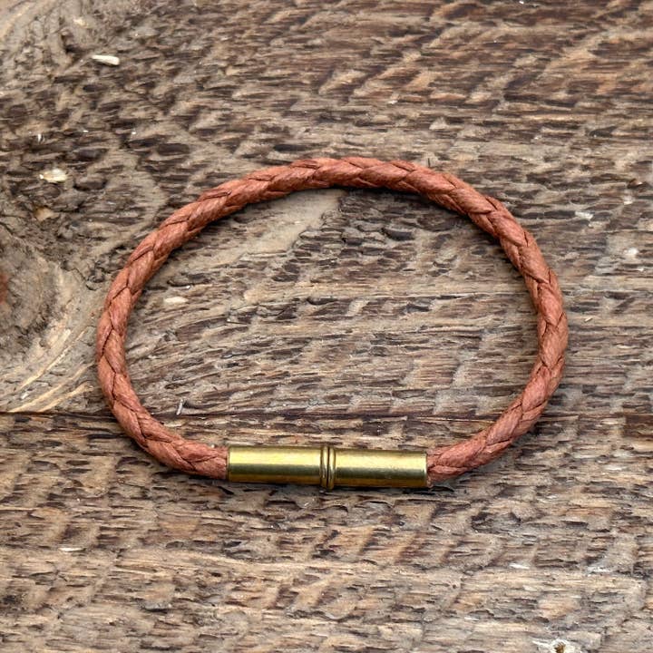 Flint Single Waxed Canvas Bracelet for wholesale by Tres Cuervos