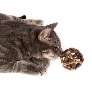 Natural Cat Toy - Wholesale Pet Toy - Cat - Silver Vine Handmade Catnip Exquisite Ball - 7cm Diameter2