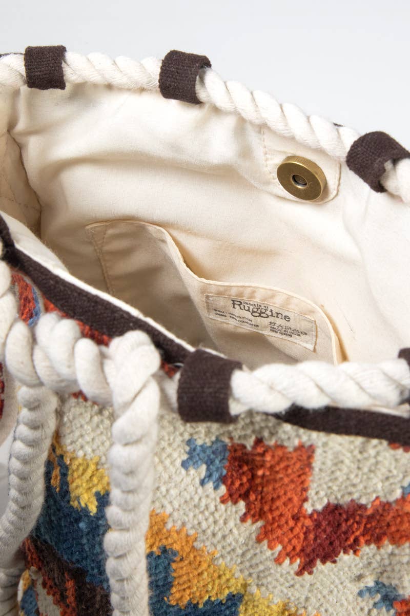 Nouveau Håndvævet nouveau bucket-taske for engroshandel på Faire7