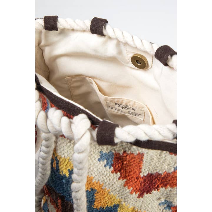 Nouveau Håndvævet nouveau bucket-taske for engroshandel på Faire7