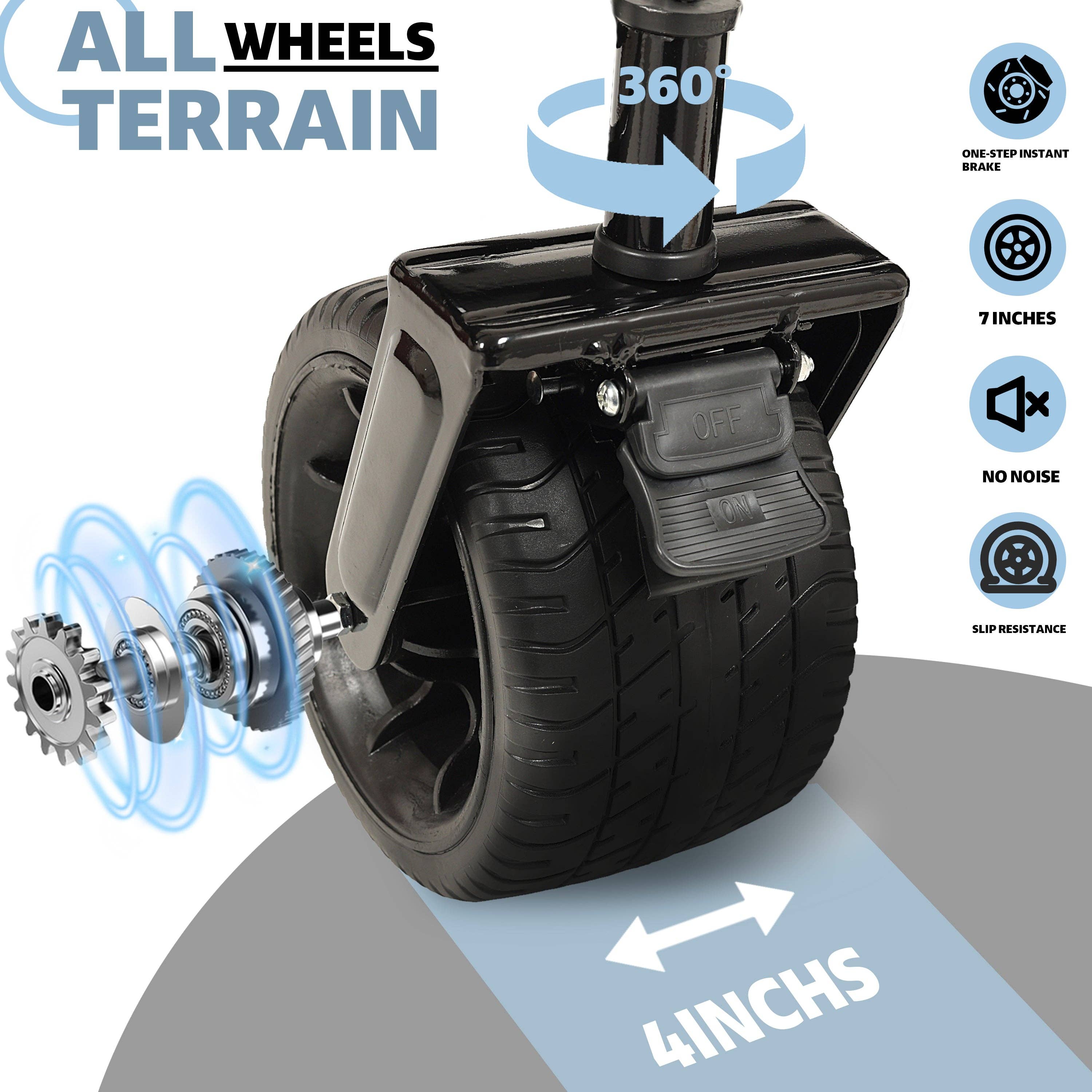 39F Inc. - Wholesale Shopping Cart - 480lbs Foldable Wagon with Canopy & All-Terrain Wheels2