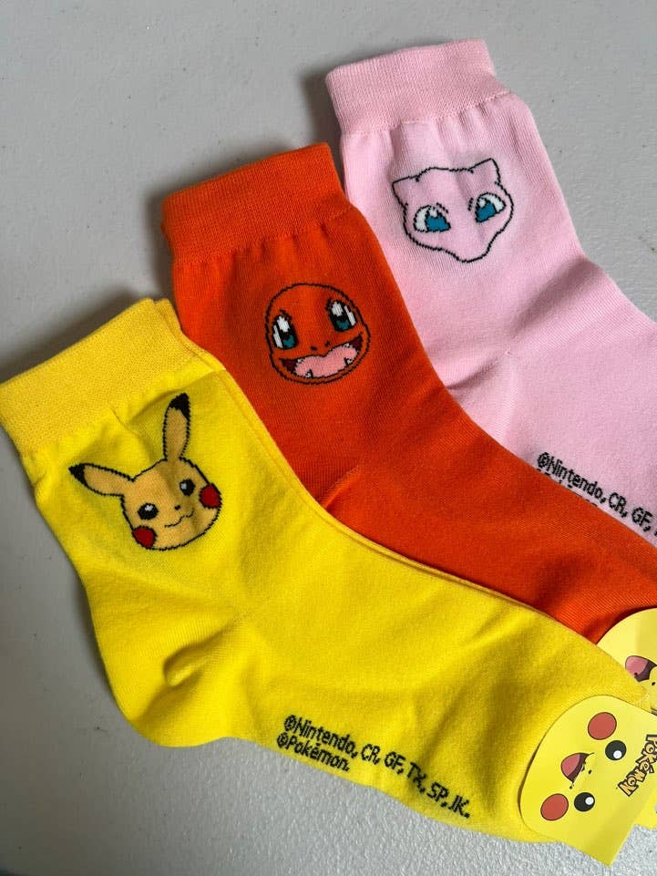 K-Wonderland - Wholesale Socks - Women's - Pokémon Character Silky Cotton women Socks12