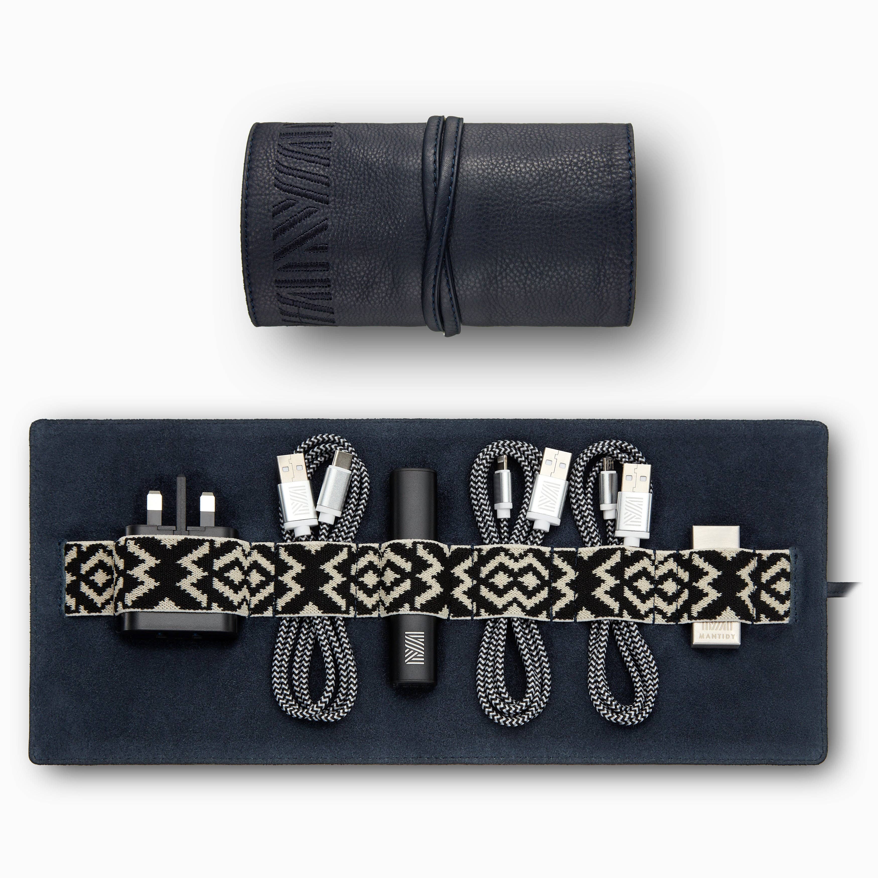 Mantidy – wholesale Travel set – Gaucho TechRoll, Navy Blue0
