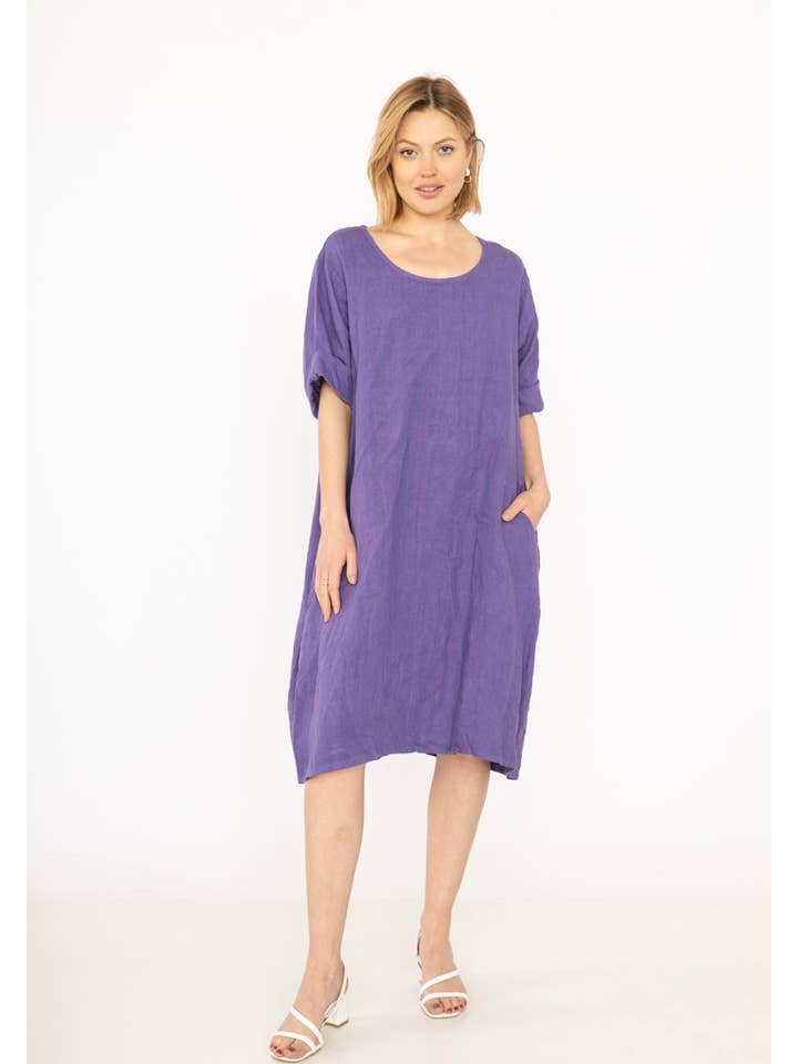 LINEN & COTTON HOUSE – Engroshandel Kjole - Dame – Linnedkjole 167 Forårs- og Sommerkøb47