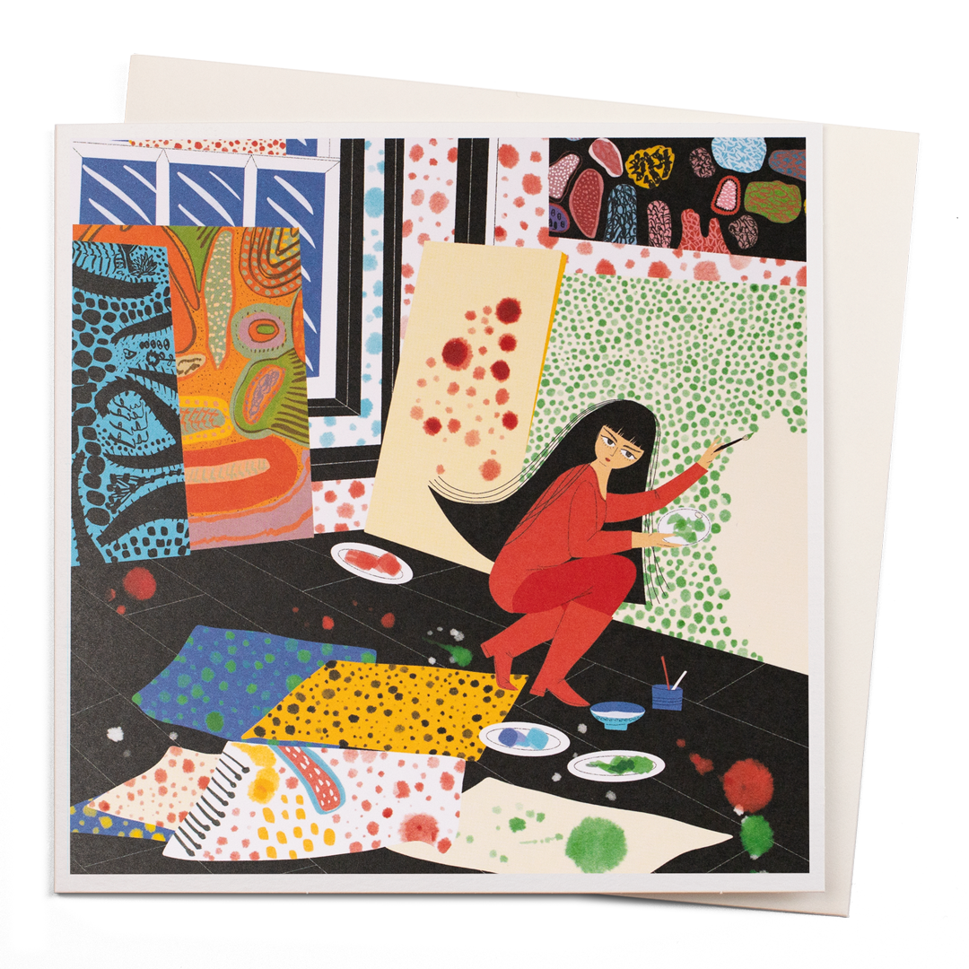 USTUDIO Design – wholesale Everyday greeting card – Yayoi Kusama | Art Greeting Card | Juliana Vido0