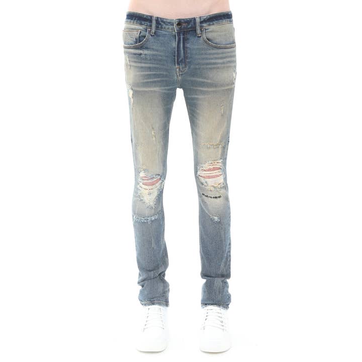 STRAT SUPER SKINNY FIT JEAN IN ASPEN for wholesale by Cult of Individuality