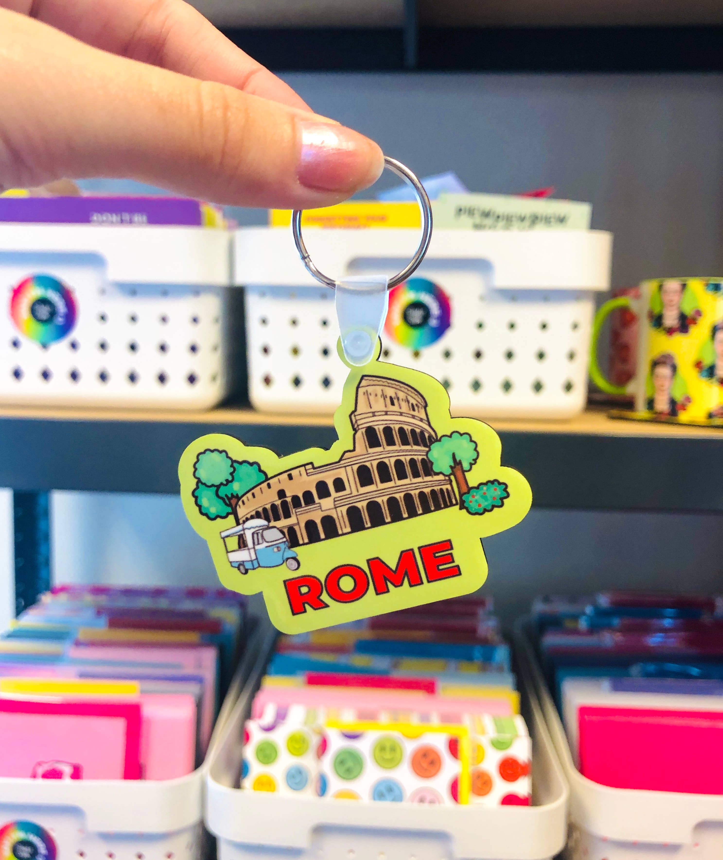 Studio Soph (We Pay Your Import Fees - We Ship DDP) - Wholesale Keychain - Unisex - Rome Keychain0