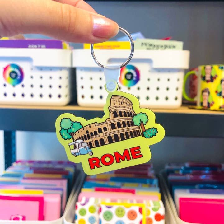 Studio Soph (We Pay Your Import Fees - We Ship DDP) - Wholesale Keychain - Unisex - Rome Keychain