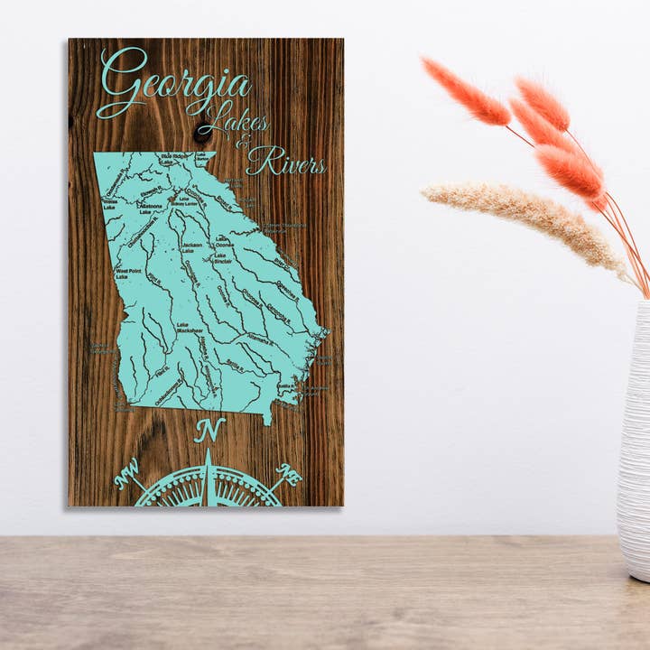 Georgia: Lakes & Rivers for wholesale by Fire & Pine