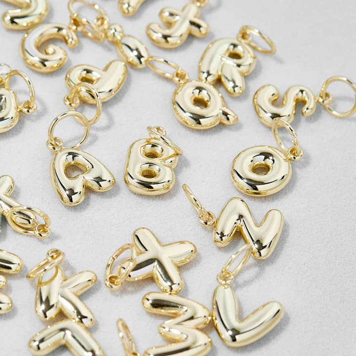 Allie + Bess - Vendita all'ingrosso Ciondolo/pendente - Ciondoli con Lettere a Bolle4