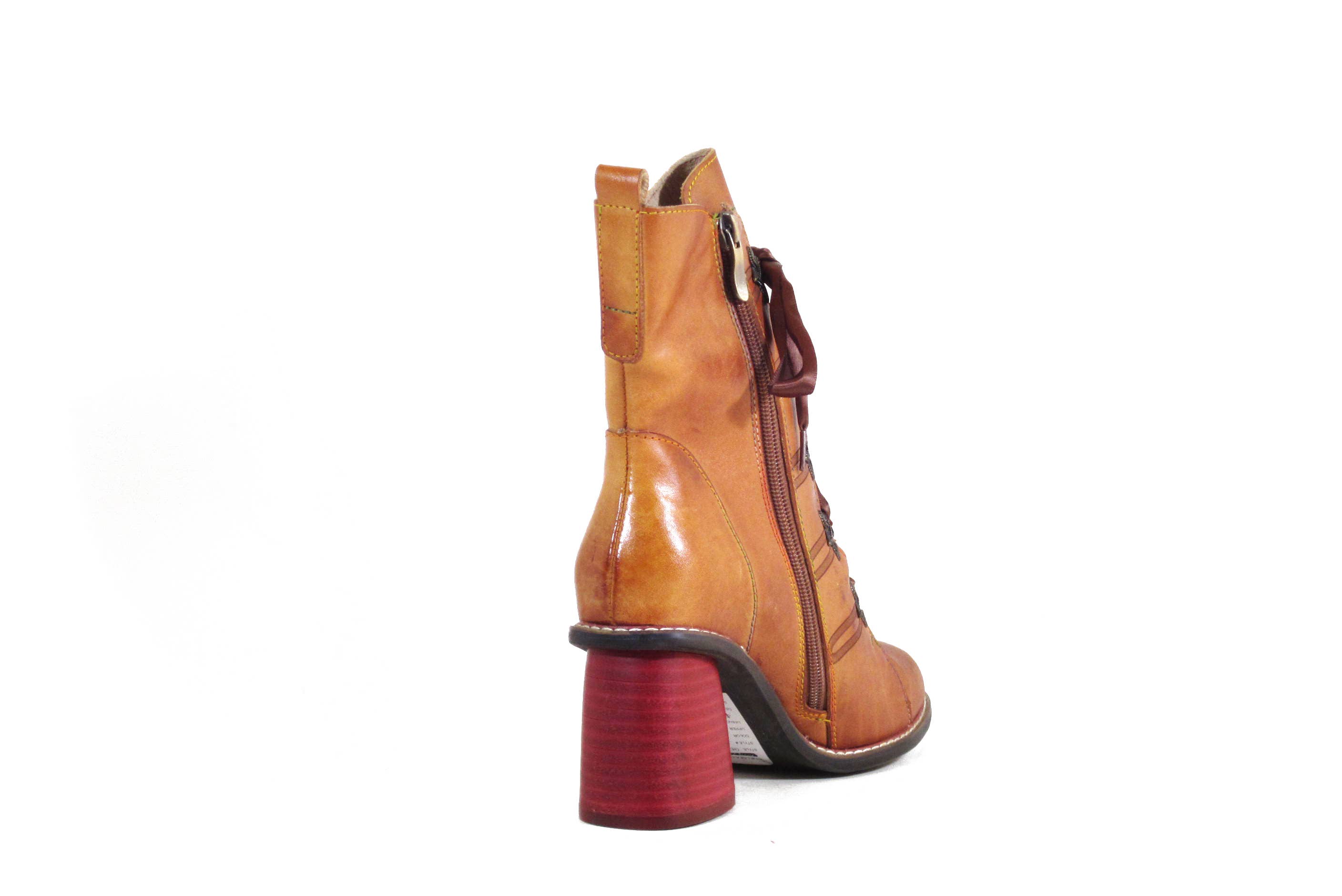 Chelsea Crew - Wholesale Booties - Women's - Geraldine Leather Western Holiday Laceup Booties10