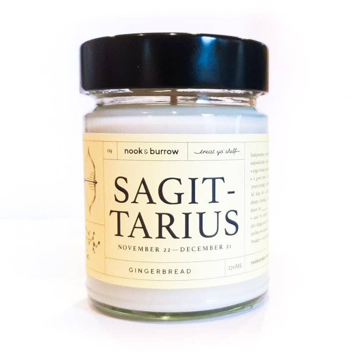 Sagittarius | Astrology Range | candle for wholesale by Nook & Burrow