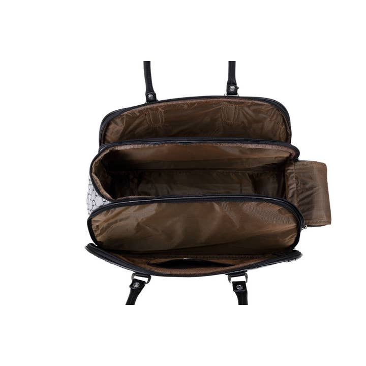 Papaya Fashion Ltd - Vente Valises - Sac de voyage cabine à roulettes Holdall-120-G-2-S avec motif de lettre G4