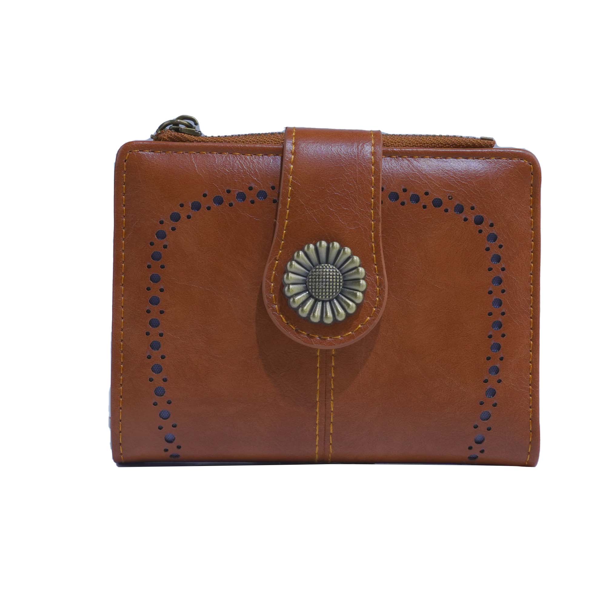 MiMi Wholesale - Vente Portefeuille – femme - YX25766-6 Portefeuille en similicuir vegan Lena avec détails découpés au laser16