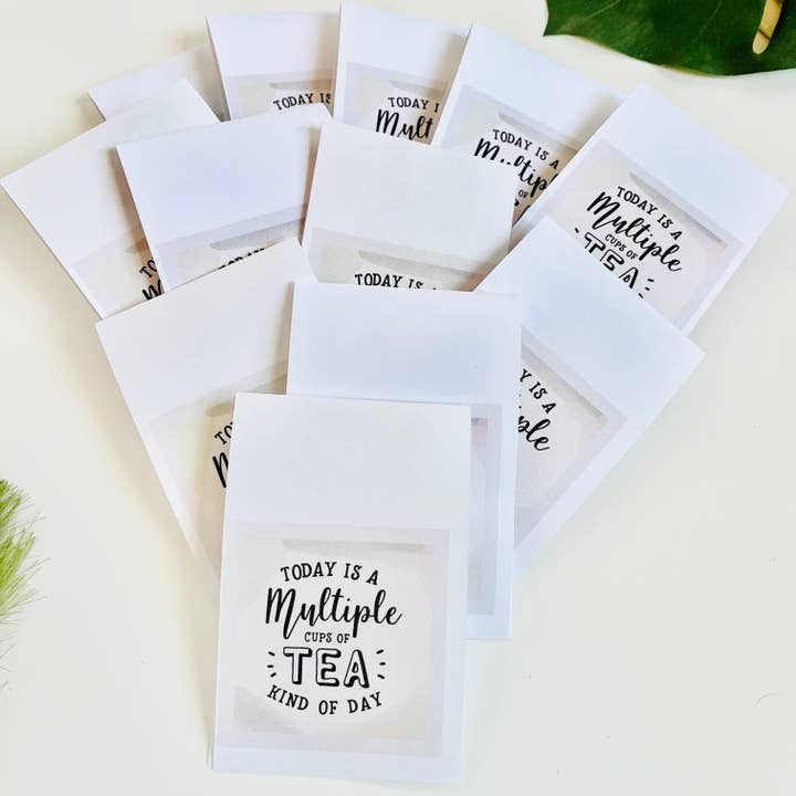 Multiple Cups Of Tea Favors for Basket or Boxes for wholesale by Blooming With Joy Tea Co.