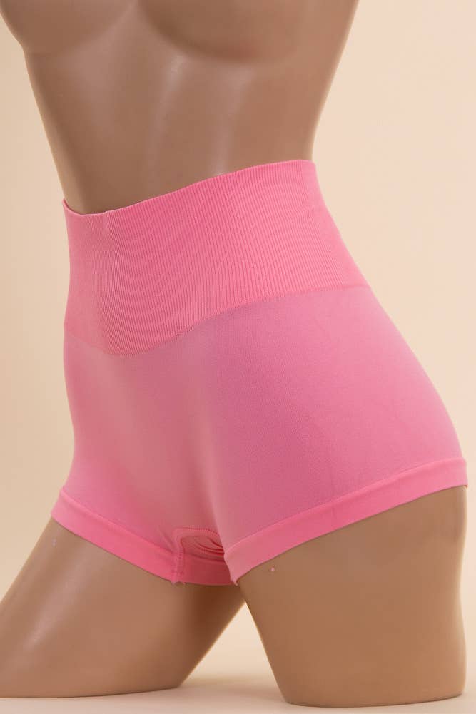 Hana – wholesale Underwear – Women's – Solid Boy Short Plus Size Panty2