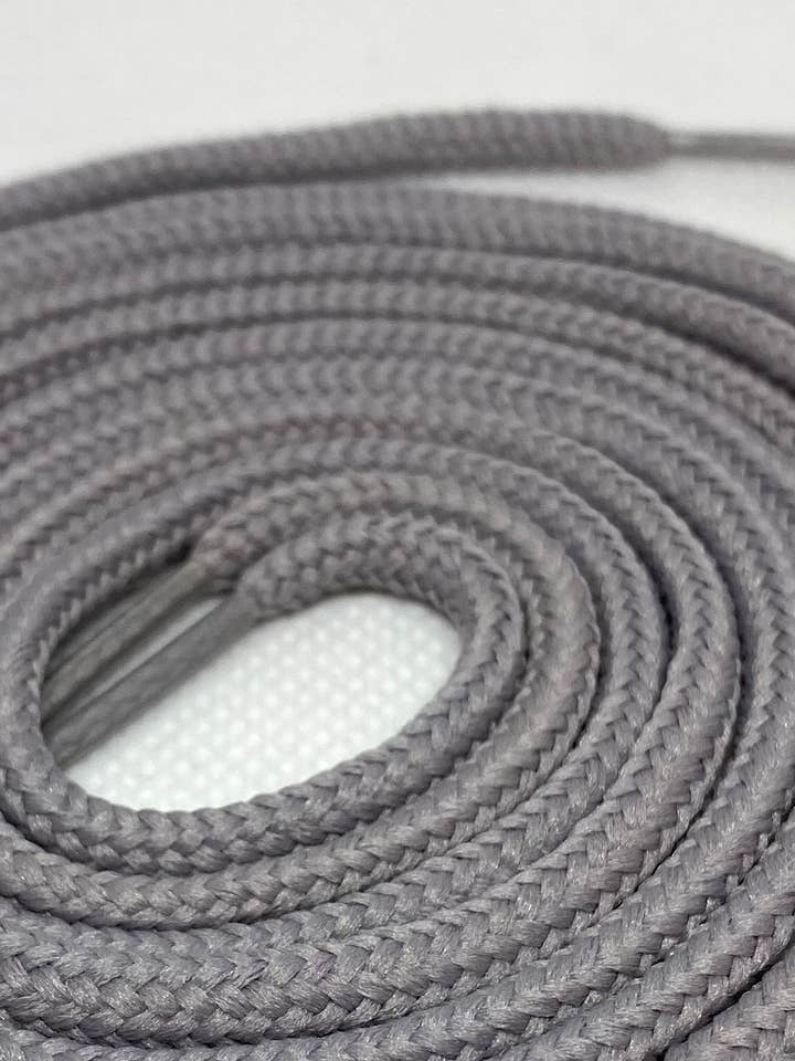 Cadarços cinza lote de 12 pares por atacado de The Shoelace Factory