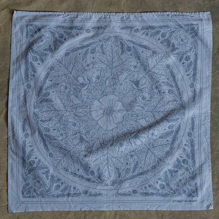 Land Bandana - Denim for wholesale by Bradley Mountain