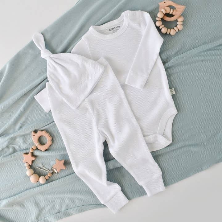 CONJUNTO MODAL 3 peças em 50% modal - 50% algodão orgânico por atacado de BabyCosy Organic
