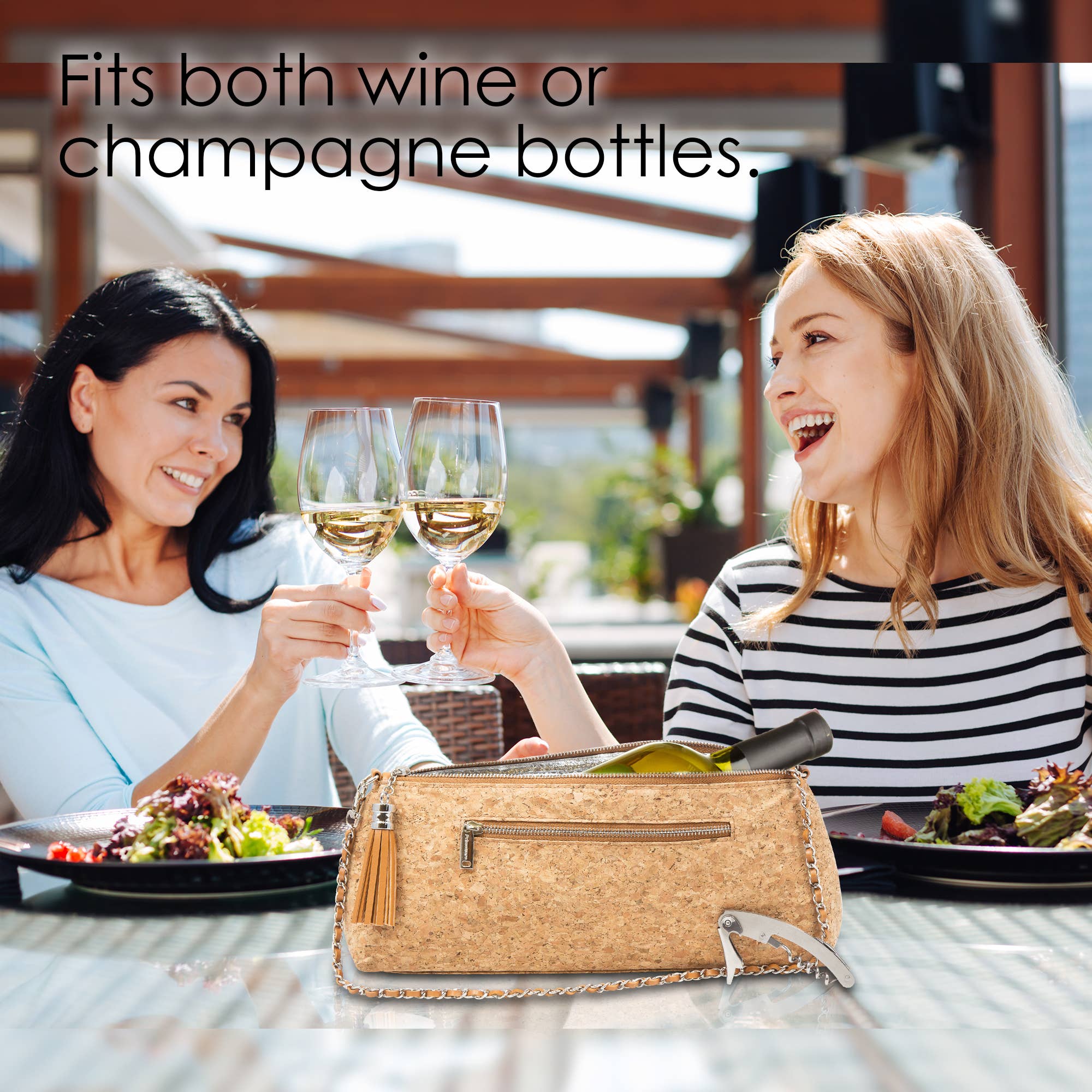 Primeware Inc. - Venta al por mayor Bolsa portavino - Bolso de vino de cuerpo cruzado con aislamiento GGW6