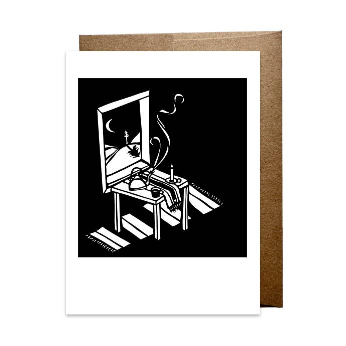 Cartão "Manhã de Inverno" por atacado de Anna Brones