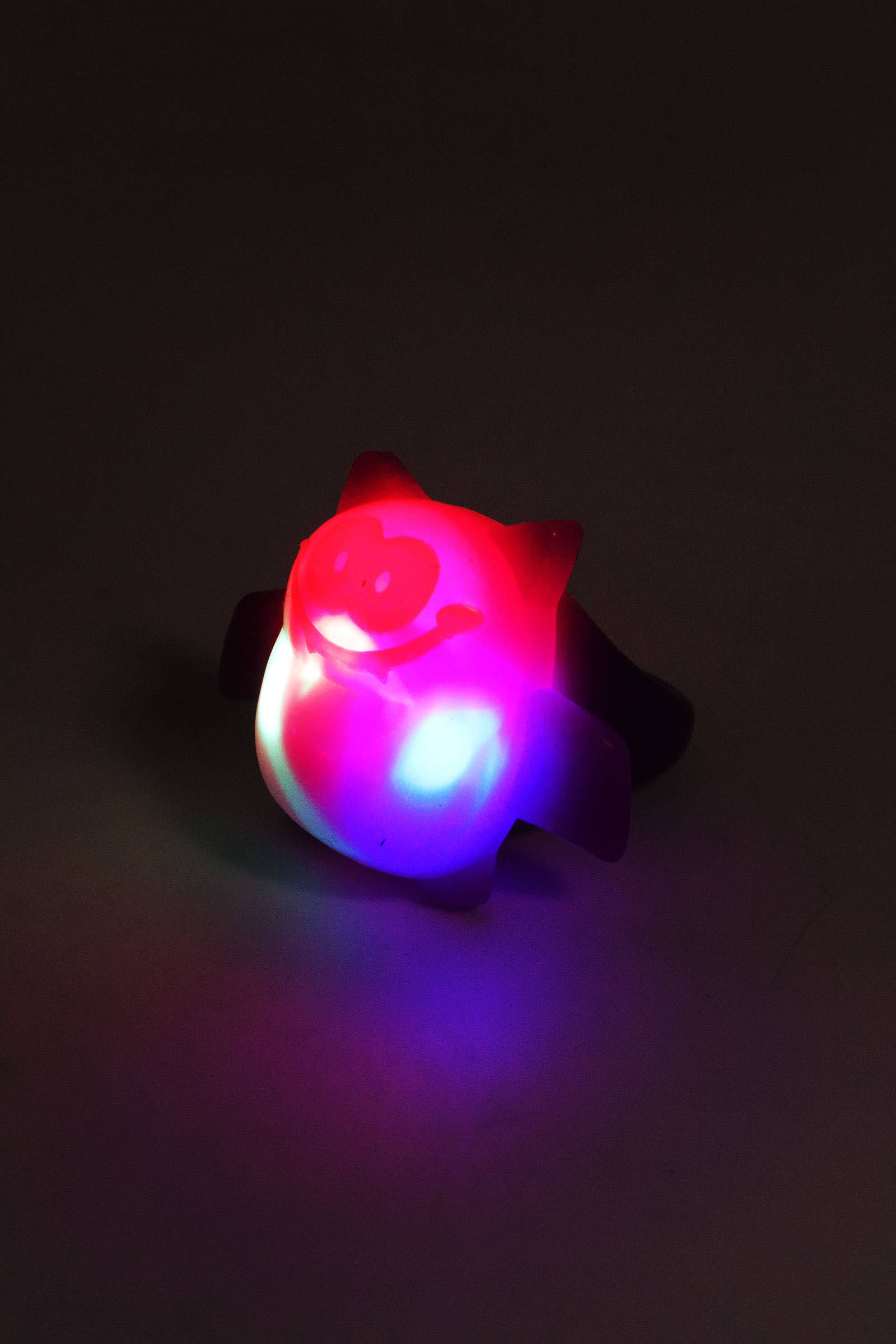 ASSORTED Halloween Jelly Charm Led Light-up Ring - 24 Pcs for wholesale on Faire18