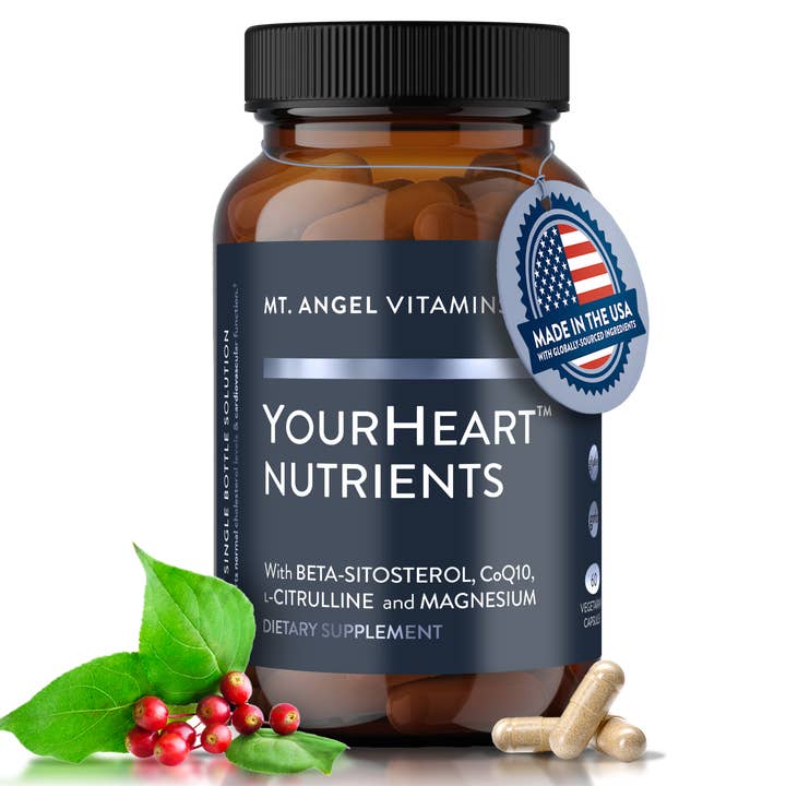 Mt. Angel Vitamins' YourHeart Nutrients - 60 Capsules for wholesale by Mt. Angel Vitamins