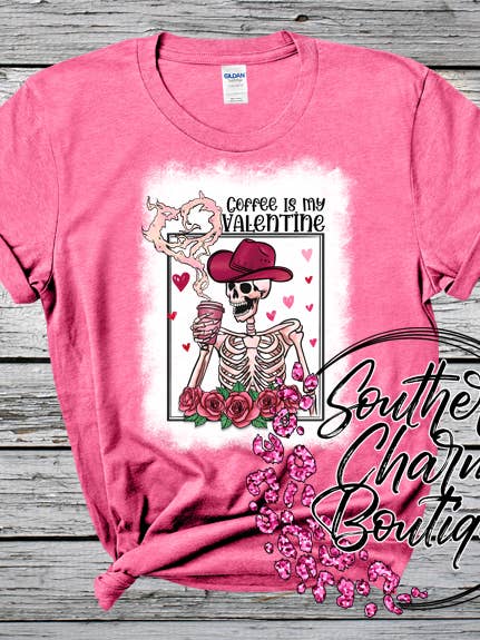 Valentine Pink Tee for engroshandel hos Southern Charm Boutique