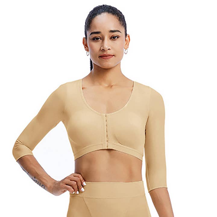 Curvy Fix – Großhandel BH – Damen – Shapewear-BH mit 3/4-Ärmeln, eng anliegend