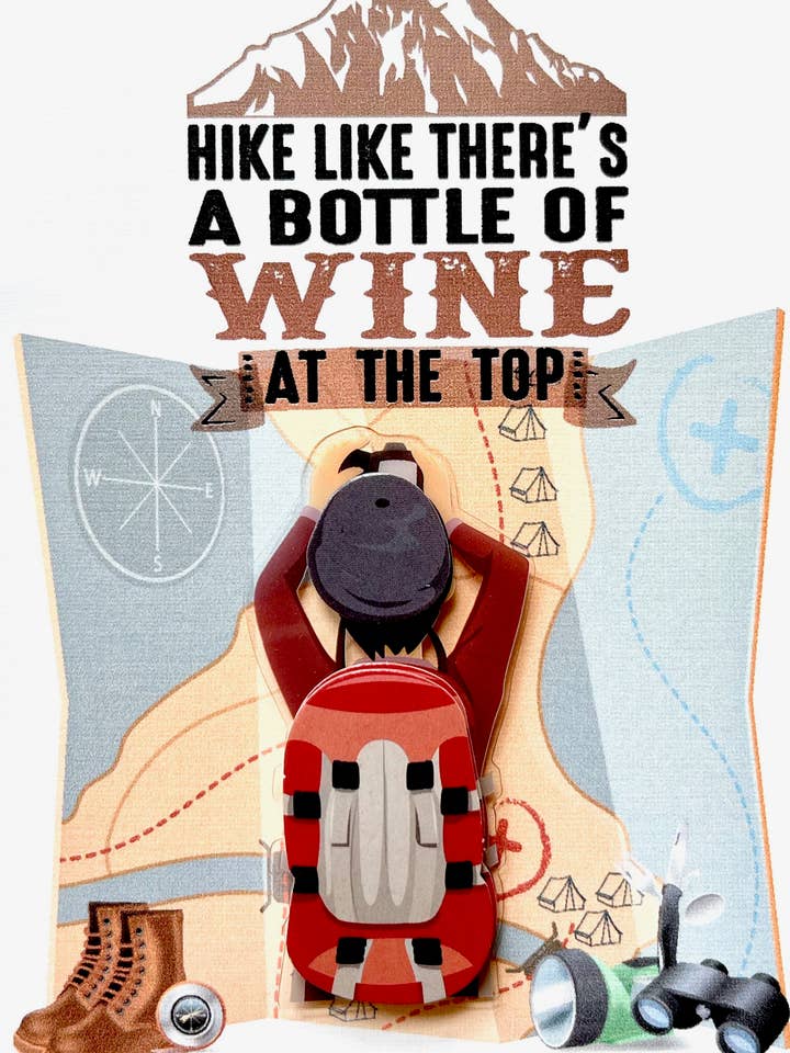 Hiking For Wine for wholesale by Keep In Touch
